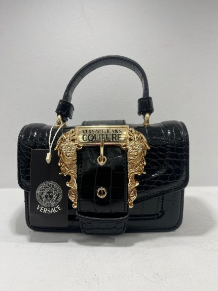 Versace Jeans Couture Black Glossy - Handbag